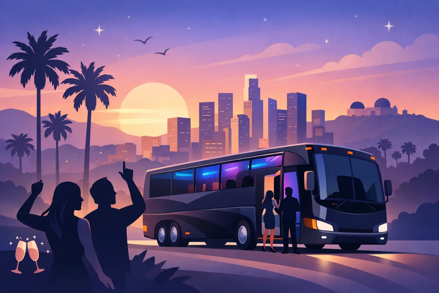 Party Bus Rental Los Angeles: What to Know